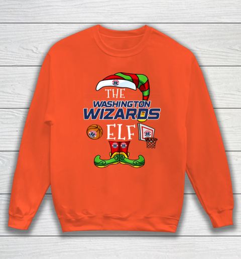 Washington Wizards Christmas ELF Funny NBA Sweatshirt 3