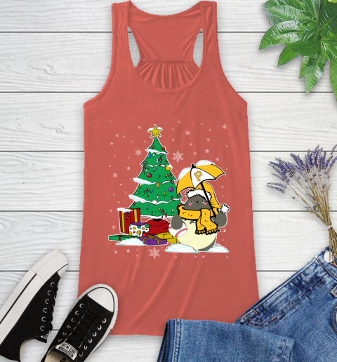 Pittsburgh Pirates MLB Baseball Cute Tonari No Totoro Christmas Sports Racerback Tank 3