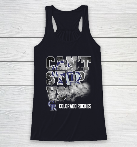 MLB Colorado Rockies Baseball Can't Stop Vs Colorado Rockies Racerback Tank 7