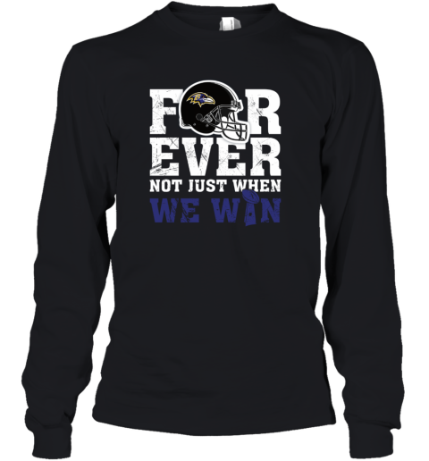 Authentic Nfl Apparel Long Sleeve Baltimore Ravens Touchdown T