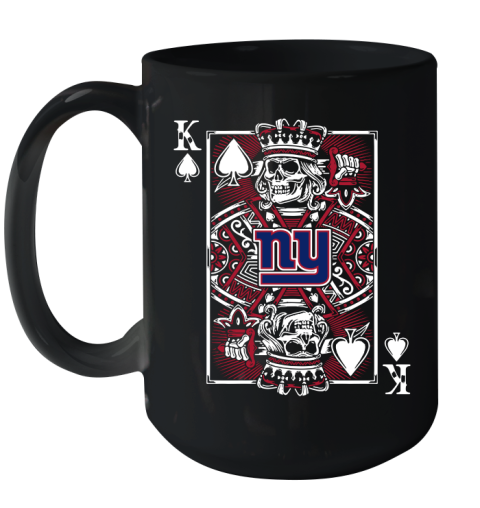 New York Giants NFL Football The King Of Spades Death Cards Shirt Ceramic Mug 15oz
