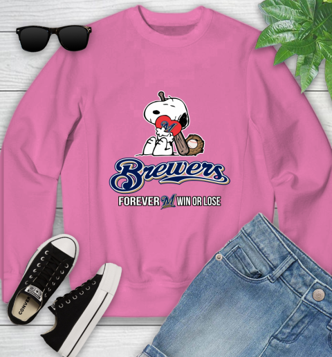 MLB The Peanuts Movie Snoopy Forever Win Or Lose Baseball Milwaukee Brewers 121