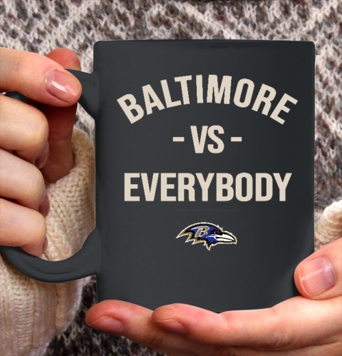 Baltimore Ravens Vs Everybody Ceramic Mug 11oz