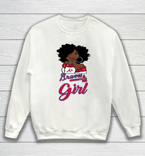 Atlanta Braves Girl MLB Sweatshirt 2