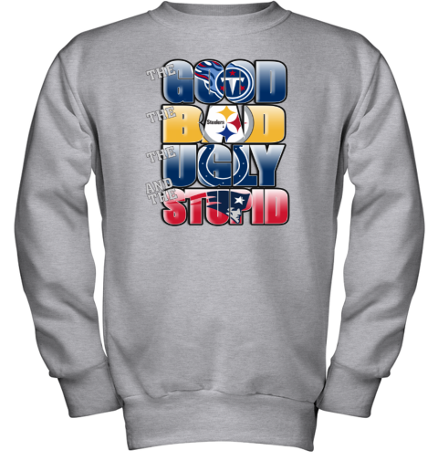 NFL The Good Bad Ugly Stupid Mashup Miami Dolphins Youth Hoodie - Rookbrand