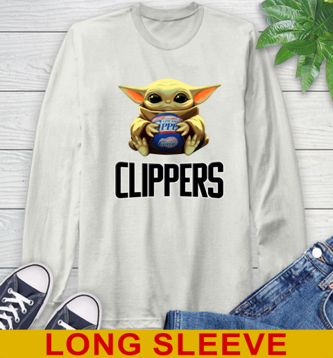 NBA Basketball LA Clippers Star Wars Baby Yoda Shirt 69