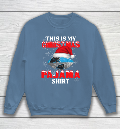 Carolina Panthers This Is My Christmas Pajama Shirt NFL Sweatshirt 6