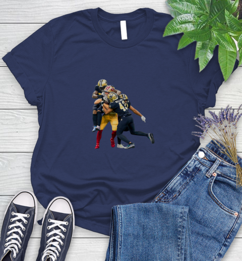 Sprint Football San Francisco 49ers And New Orleans Saints Shirts 100