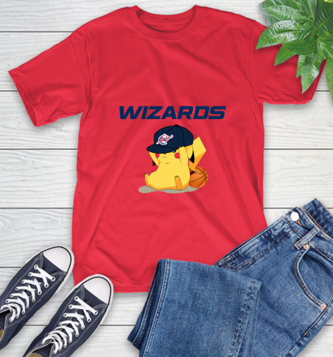 NBA Pikachu Basketball Sports Washington Wizards T-Shirt 10