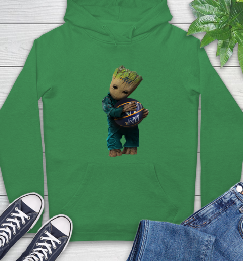 NBA Groot Guardians Of The Galaxy Basketball Sports Utah Jazz Hoodie 8