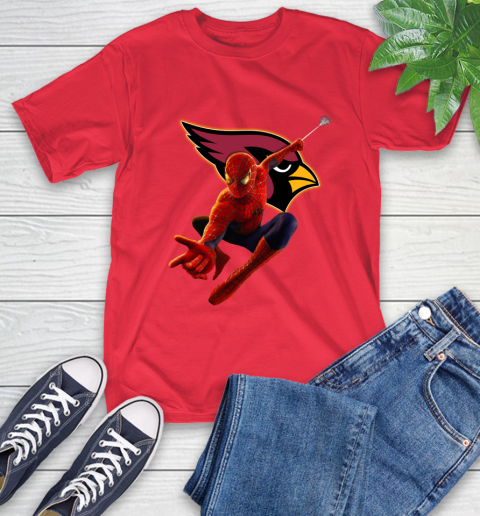 NFL Spider Man Avengers Endgame Football Arizona Cardinals T-Shirt 10