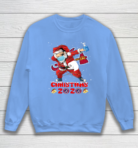 Atlanta Braves Funny Santa Claus Dabbing Christmas 2020 MLB Sweatshirt 8