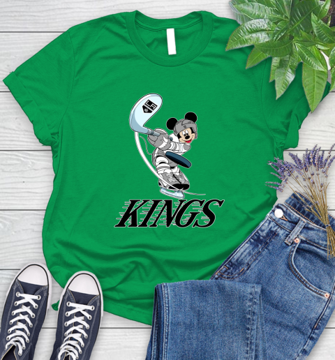 NHL Hockey Los Angeles Kings Cheerful Mickey Mouse Shirt Women's T-Shirt 7