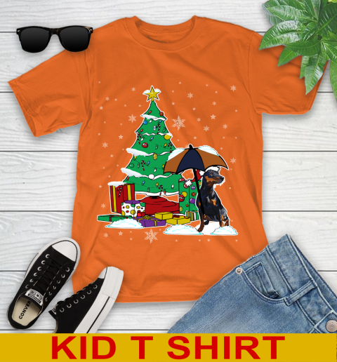 Dobermann Christmas Dog Lovers Shirts 104