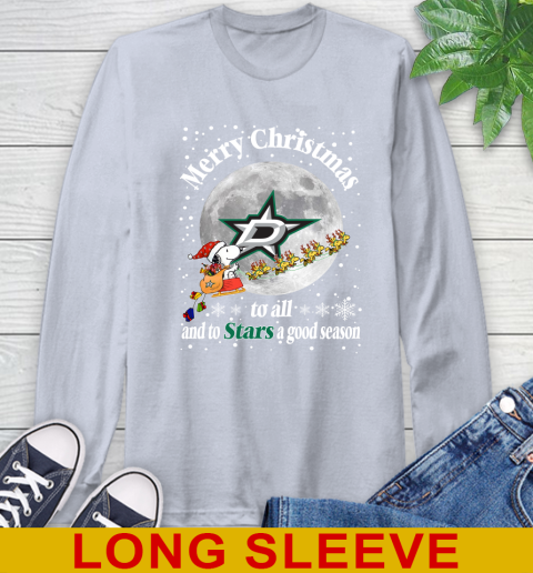 Dallas Stars Merry Christmas To All And To Stars A Good Season NHL Hockey Sports Long Sleeve T-Shirt 6