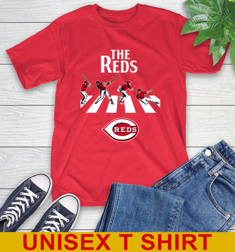 MLB Baseball Cincinnati Reds The Beatles Rock Band Shirt T-Shirt 12
