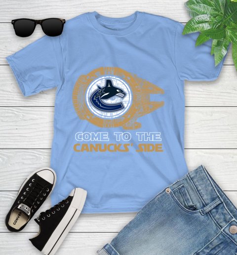 NHL Come To The Vancouver Canucks Wars Hockey Sports Youth T-Shirt 15