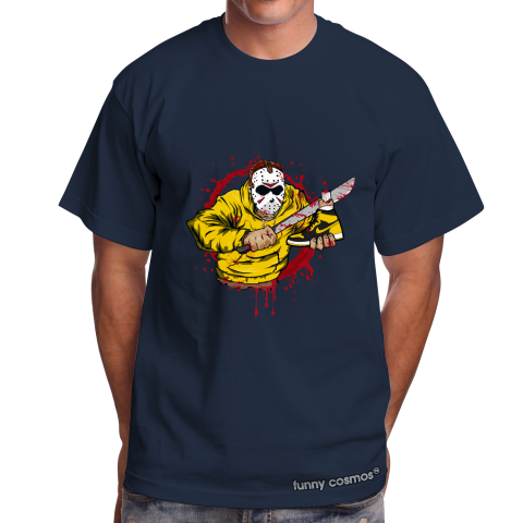 Air Jordan 1 New Love Matching Sneaker Tshirt Jason Voorhees Black and Yellow Jordan Tshirt