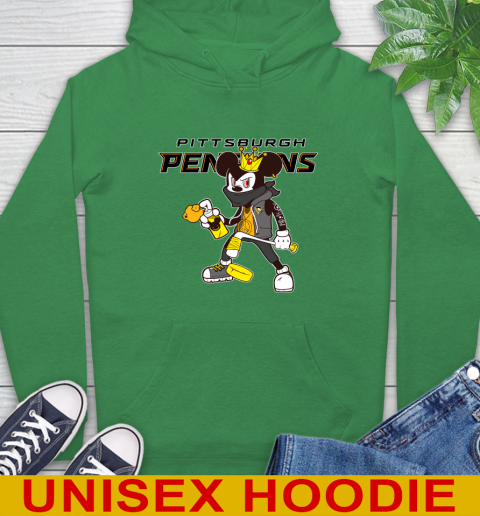 Pittsburgh Penguins NHL Hockey Mickey Peace Sign Sports Hoodie 8