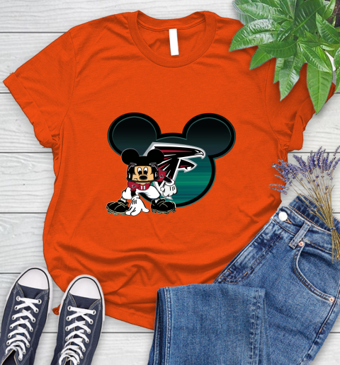 NFL Atlanta Falcons Mickey Mouse Disney Football T Shirt Women's T-Shirt 4