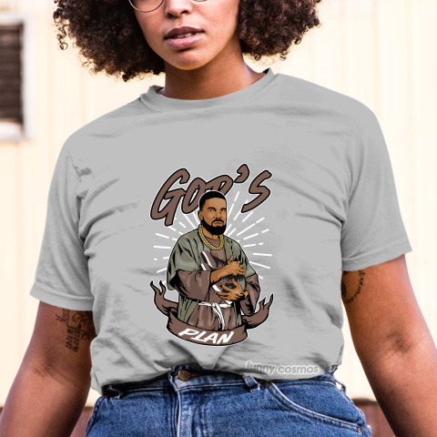 Air Jordan 1 Patina Matching Sneaker Tshirt Drake God's Plan Brown and Black Jordan Tshirt