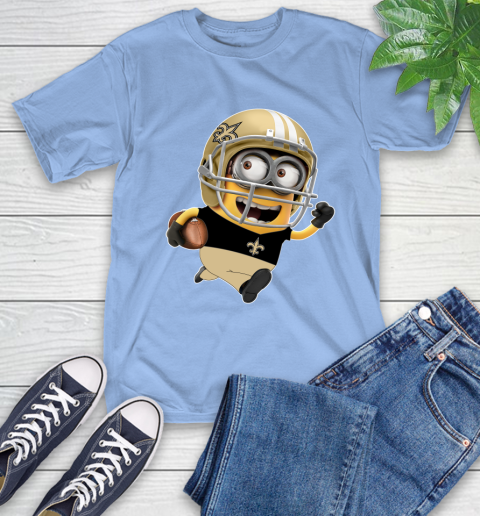NFL New Orleans Saints Minions Disney Football Sports T-Shirt 11
