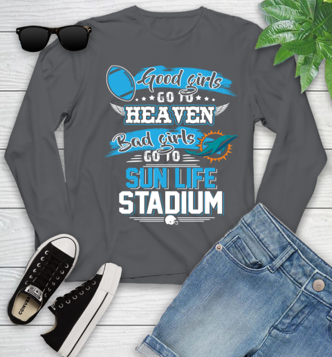 Miami Dolphins NFL Bad Girls Go To Sun Life Stadium Shirt Youth Long Sleeve 9