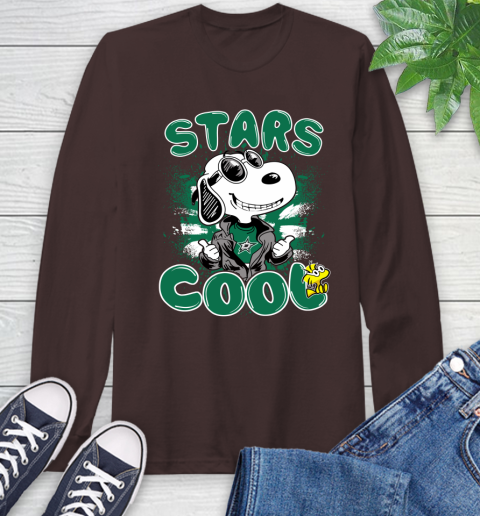 NHL Hockey Dallas Stars Cool Snoopy Shirt Long Sleeve T-Shirt 8