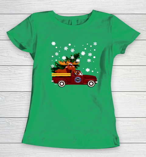 Baltimore Ravens Bring Christmas Home NFL Women's T-Shirt 5