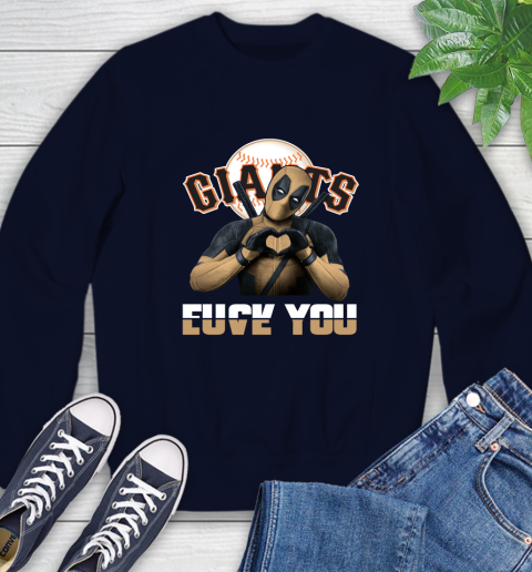 MLB San Francisco Giants Deadpool Love You Fuck You Baseball Sports Sweatshirt 3 MLB San Francisco Giants Deadpool Love You Fuck You Baseball Sports Sweatshirt - Image 3