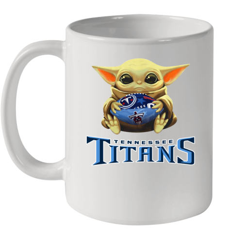 NFL Football Tennessee Titans Baby Yoda Star Wars Shirt Ceramic Mug 11oz