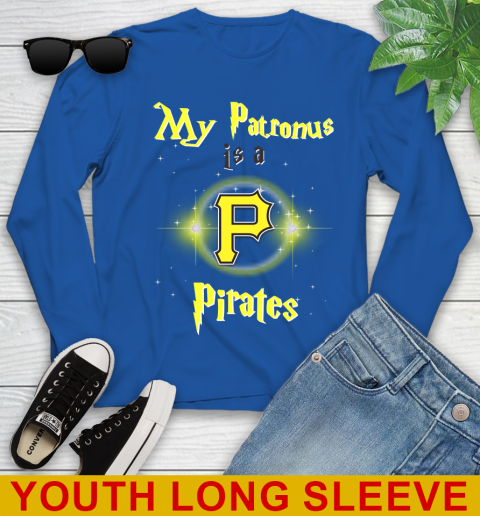 MLB Baseball Harry Potter My Patronus Is A Pittsburgh Pirates Youth Long Sleeve 11 MLB Baseball Harry Potter My Patronus Is A Pittsburgh Pirates Youth Long Sleeve - Image 11