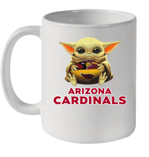 NFL Football Arizona Cardinals Baby Yoda Star Wars Shirt Ceramic Mug 11oz