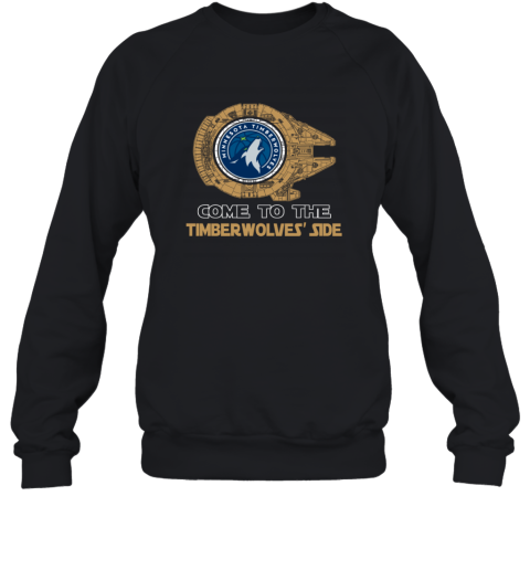 NBA Come To The Minnesota Timberwolves Star Wars Basketball Sports Sweatshirt