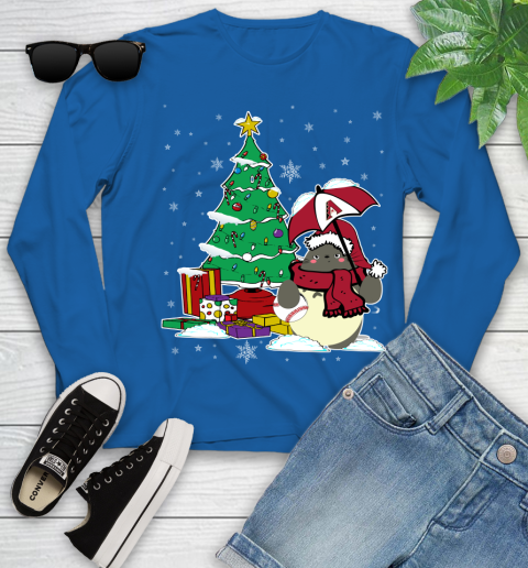 Arizona Diamondbacks MLB Baseball Cute Tonari No Totoro Christmas Sports Youth Long Sleeve 10