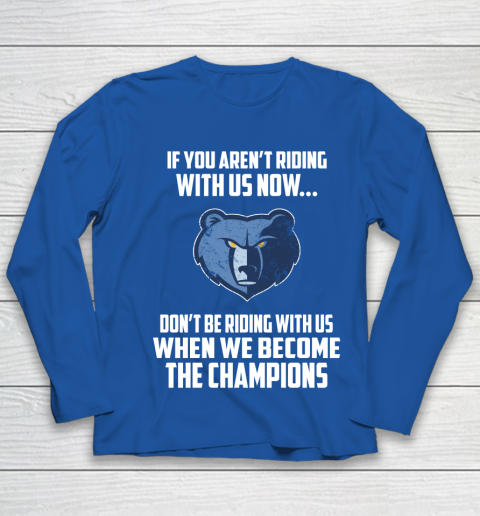 NBA Memphis Grizzlies Basketball We Become The Champions Youth Long Sleeve 7