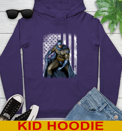 Memphis Grizzlies NBA Basketball Batman DC American Flag Shirt Youth Hoodie 5