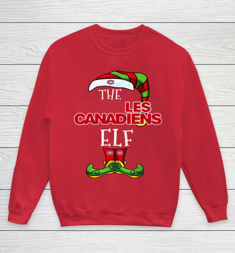 Montreal Canadiens Christmas ELF Funny NHL Youth Sweatshirt 8 Montreal Canadiens Christmas ELF Funny NHL Youth Sweatshirt - Image 8