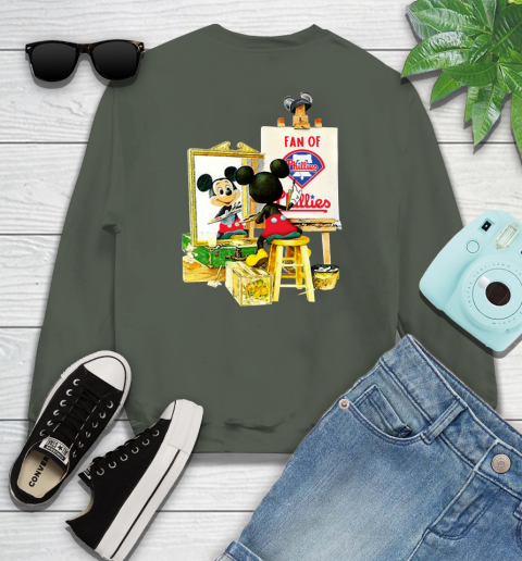MLB Baseball Philadelphia Phillies Mickey Drawing Shirt 112
