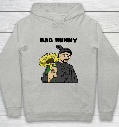 Sunshine flower Bad Bunny rapper gift for fans Youth Hoodie
