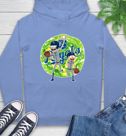 MLB Kansas City Royals Rick And Morty Baseball Sports Hoodie 11