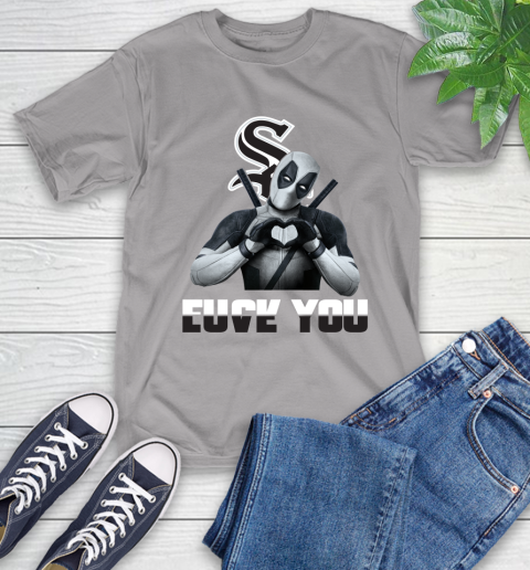 MLB Chicago White Sox Deadpool Love You Fuck You Baseball Sports T-Shirt 6