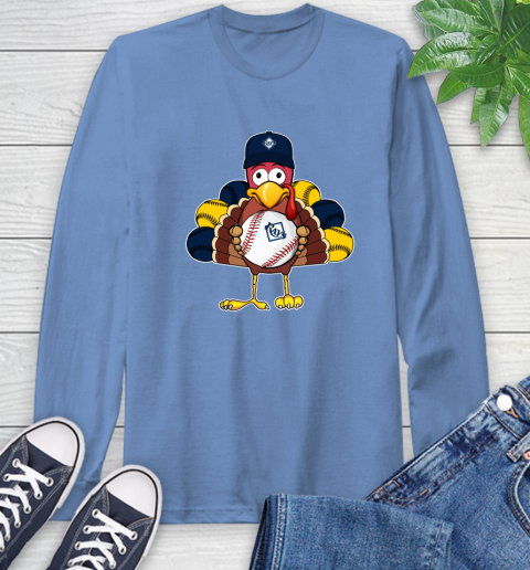 Tampa Bay Rays Turkey thanksgiving Long Sleeve T-Shirt 11