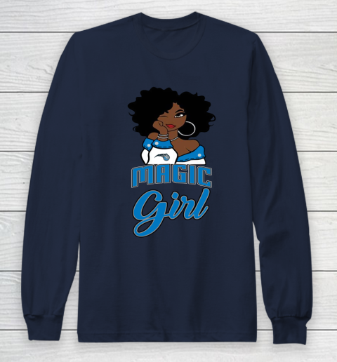 Orlando Magic Girl NBA Long Sleeve T-Shirt 4
