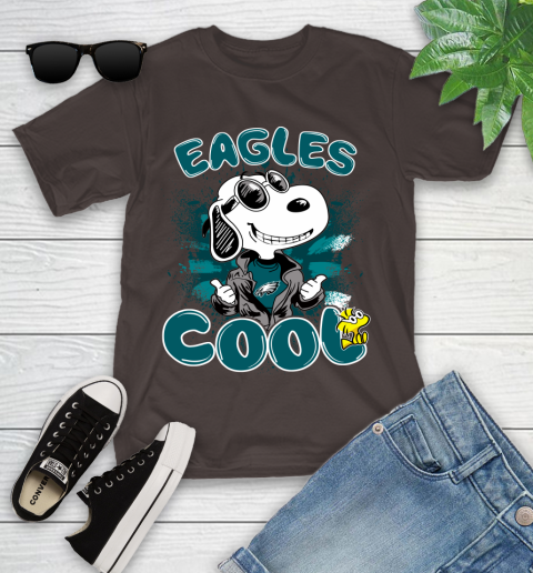 NFL Football Philadelphia Eagles Cool Snoopy Shirt Youth T-Shirt 6