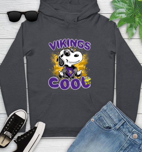 NFL Football Minnesota Vikings Cool Snoopy Shirt Youth Hoodie 8