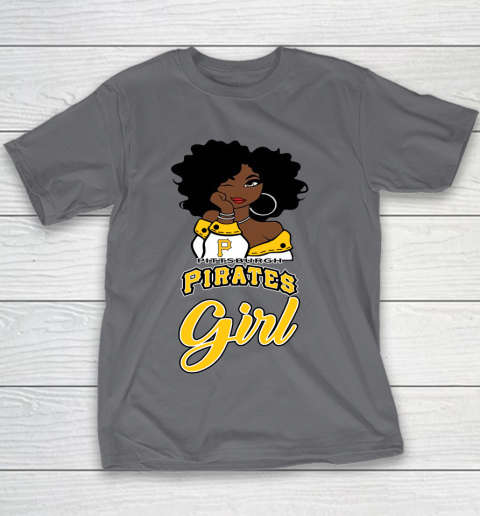 Pittsburgh Piratess Girl MLB Youth T-Shirt 8