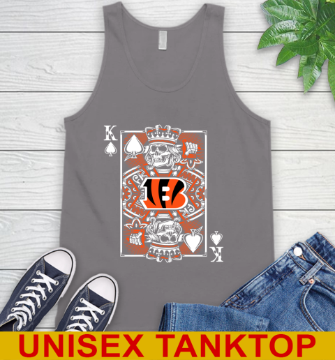 Cincinnati Bengals NFL Football The King Of Spades Death Cards Shirt Tank Top 6