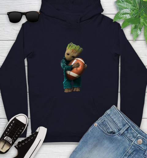 NFL Groot Guardians Of The Galaxy Football Sports Chicago Bears Youth Hoodie 4