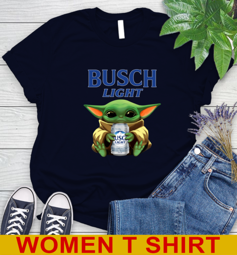 Star Wars Baby Yoda Hugs Busch Light Beer Shirt 91